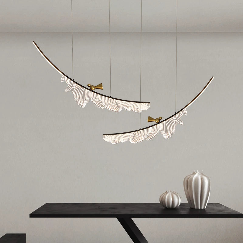Moderne metalen hanglamp voor eetkamer – Arionel