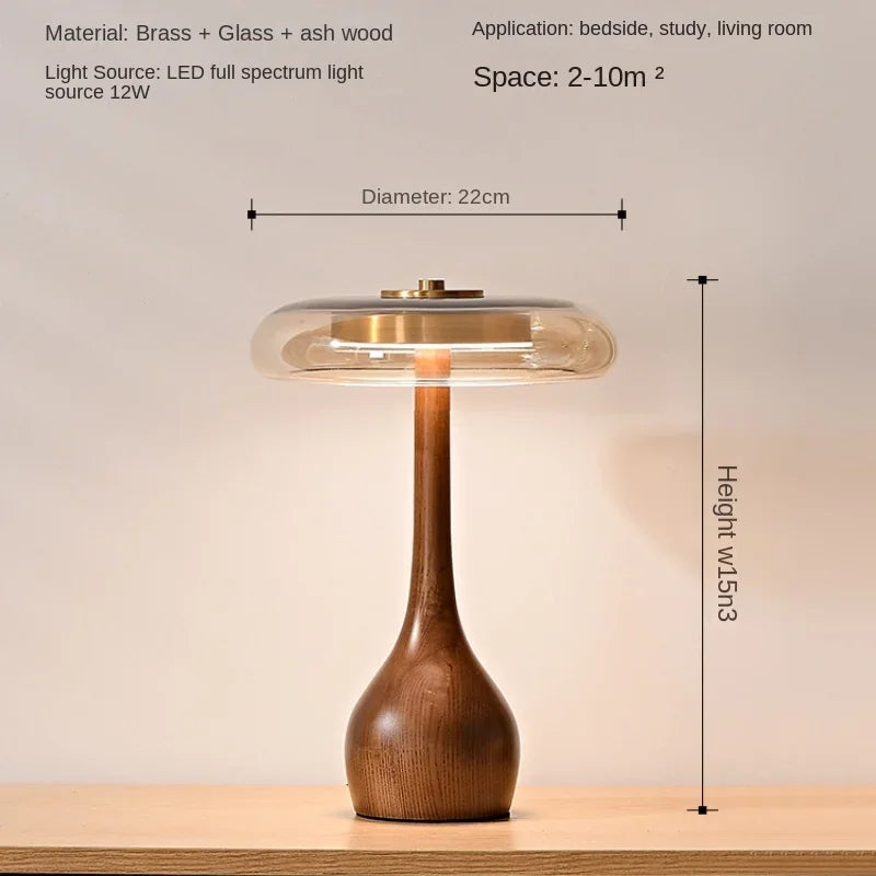 Vloerlamp in retro Japans glas – Zénorex