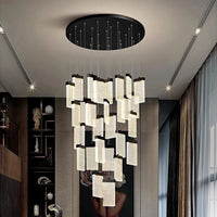 Lustre moderne en cristal pour salon – Cristarion