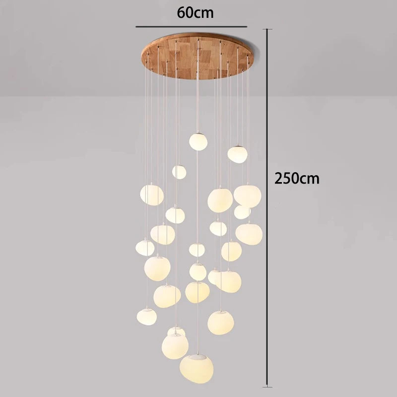 Lustre moderne en alliage pour salons et escaliers – Orialys