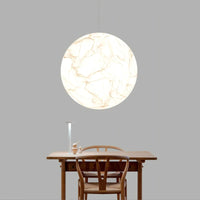 Suspension LED en métal blanc pour chambre d'enfant – Lunaris