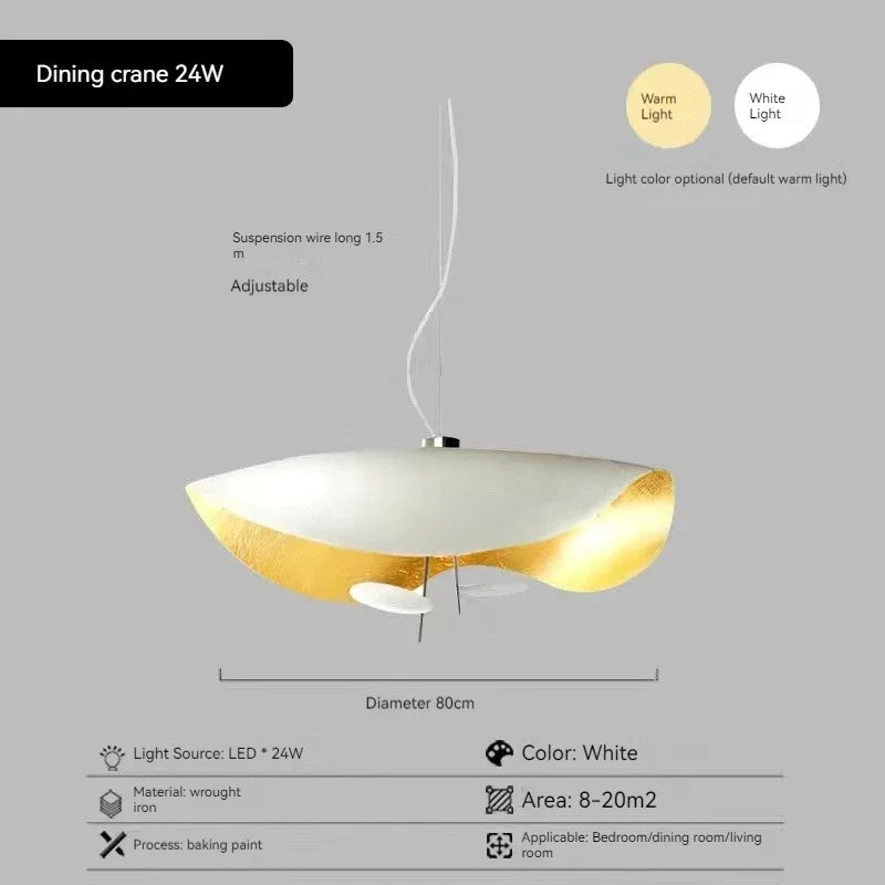 Suspension LED moderne en alliage pour salon et restaurant – Orluxia