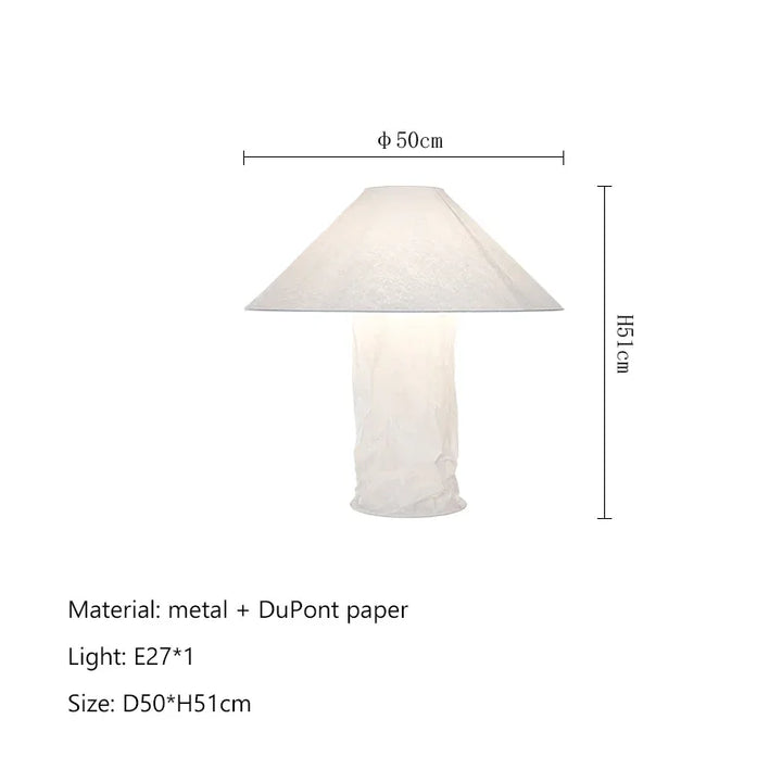 Lampe sur pied en fer et tissu pour salon – Armonéa