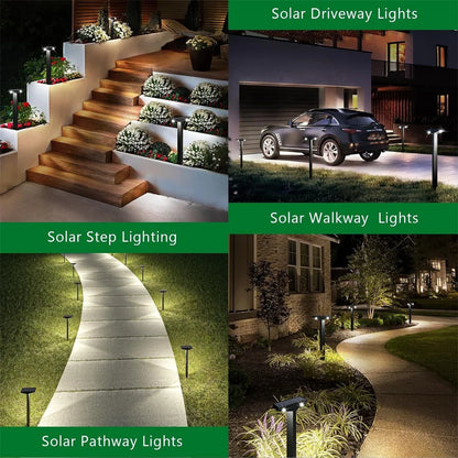 Moderne zonnelantaarns voor tuinen met IP65 waterdichting – Solaraire