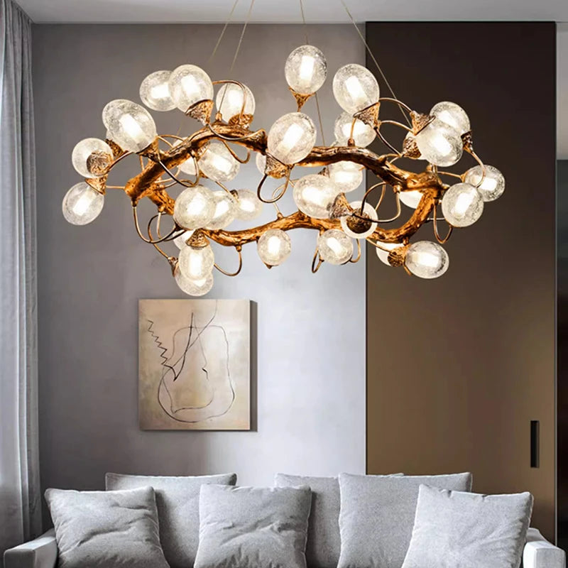 Suspension LED moderne en alliage pour salon – Circlux