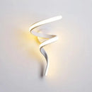 Wandleuchte mit Wirbel-Design Diffuses Licht – Spirale