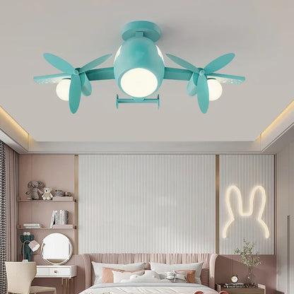 Plafonnière in Bamboe voor Kinderkamer – Aerolys