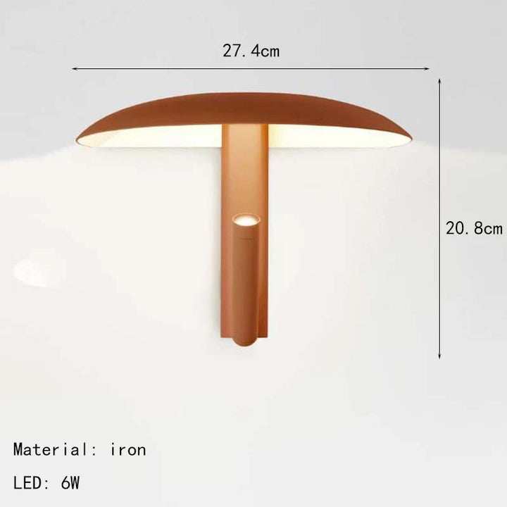 Applique murale rotative en métal noir – Zolanire