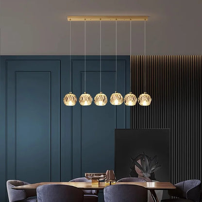 Moderne Kristallen Hanglamp voor Woonkamer – Crystalline