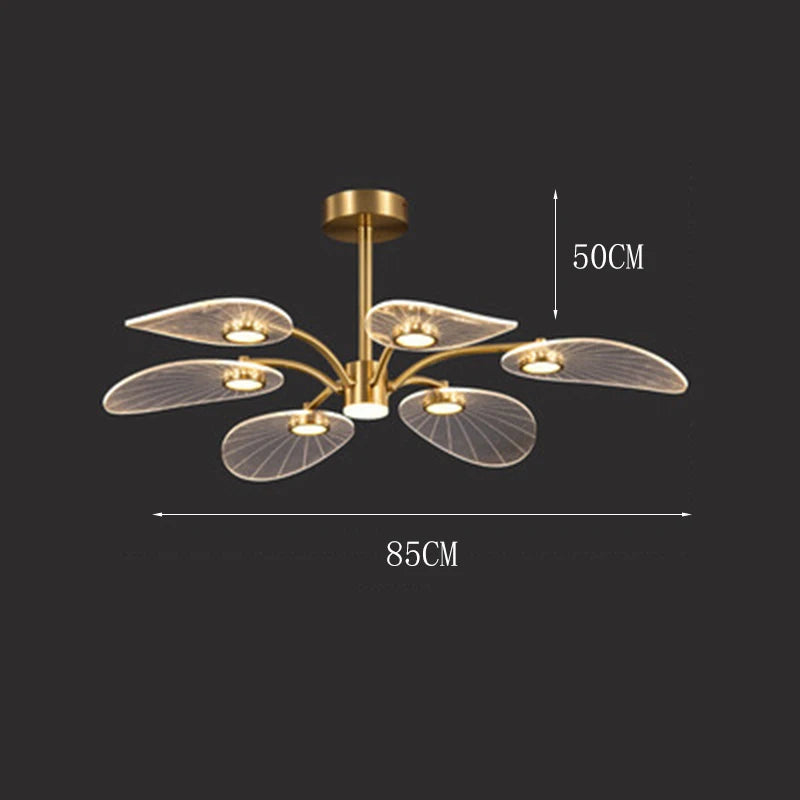 Suspension LED moderne en acrylique pour salon – Armonique