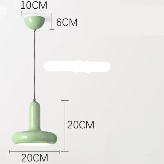 Suspension moderne Zénorial en aluminium coloré pour salle à manger - vue 11