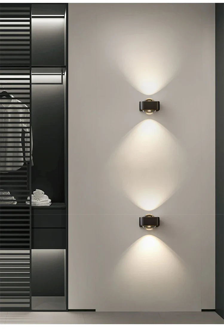 Applique murale moderne en acier inoxydable – Célestorio