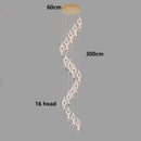 Moderne LED Pendelleuchte für Wohnzimmer und Esszimmer – Ombrialiste