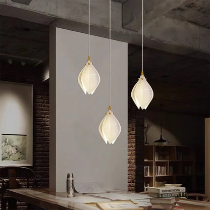 Moderne glazen hanglamp voor woonkamer – Solistar
