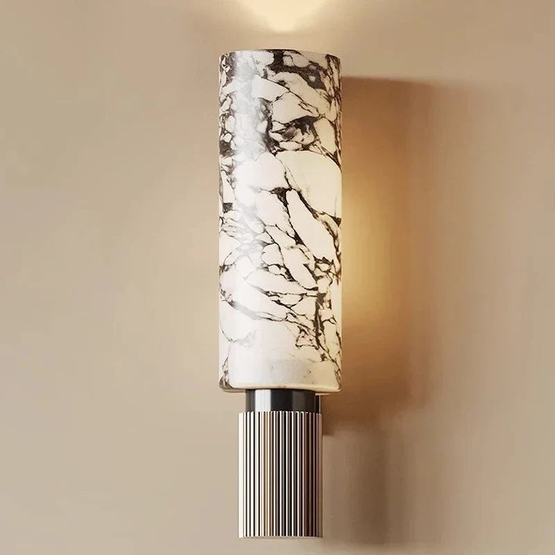 Wandlamp Marmer Alabaster Modern Design & Koper – Alabaster