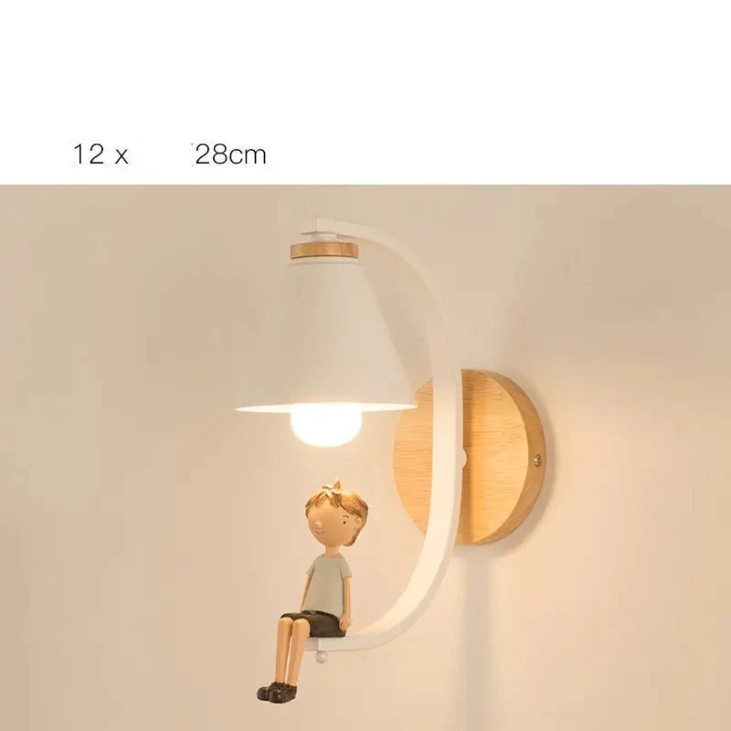 Applique murale en fer nordique pour chambre – Serenion