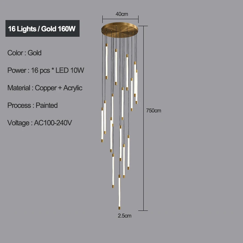 Trappenhuisklokje in koper voor Villa's en Hotels – Célestine