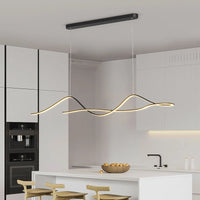 Suspension LED noire moderne pour intérieurs – Caelux