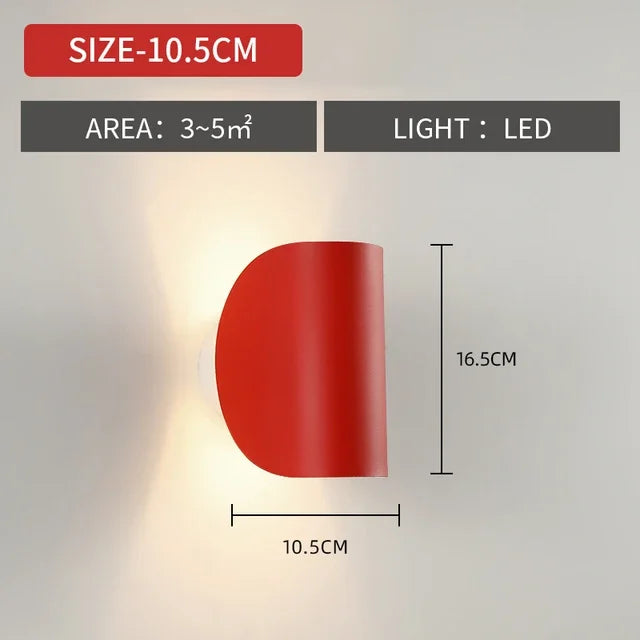 Applique murale moderne en aluminium rotative – Ciralux