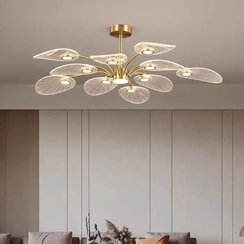 Suspension LED moderne en acrylique pour salon – Armonique