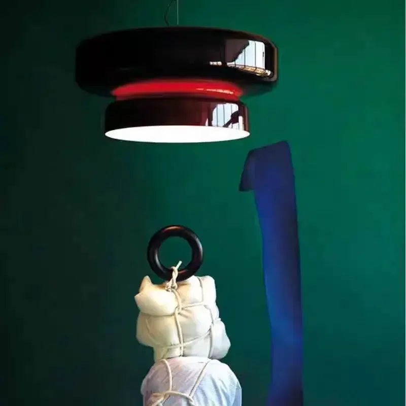 Hanglamp in gekleurde glas voor eetkamer – Armoniel