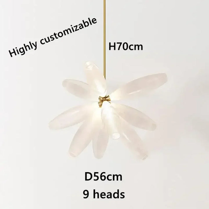 Suspension LED en verre design nordique pour salle à manger – Estelara