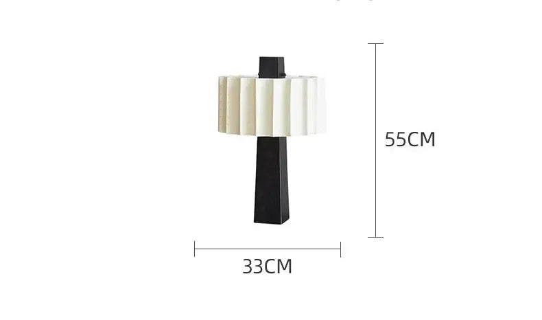 Lampe de Table Scandinave Minimaliste Noire pour Salon – Norélys