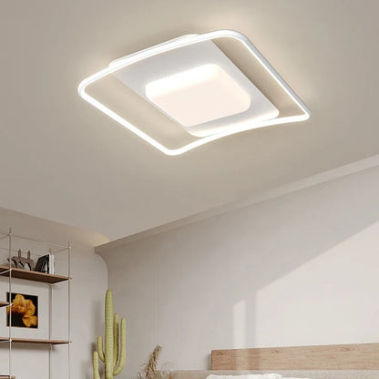 Plafondlamp Licht Architectonisch Design Witte Afwerking – Illéa