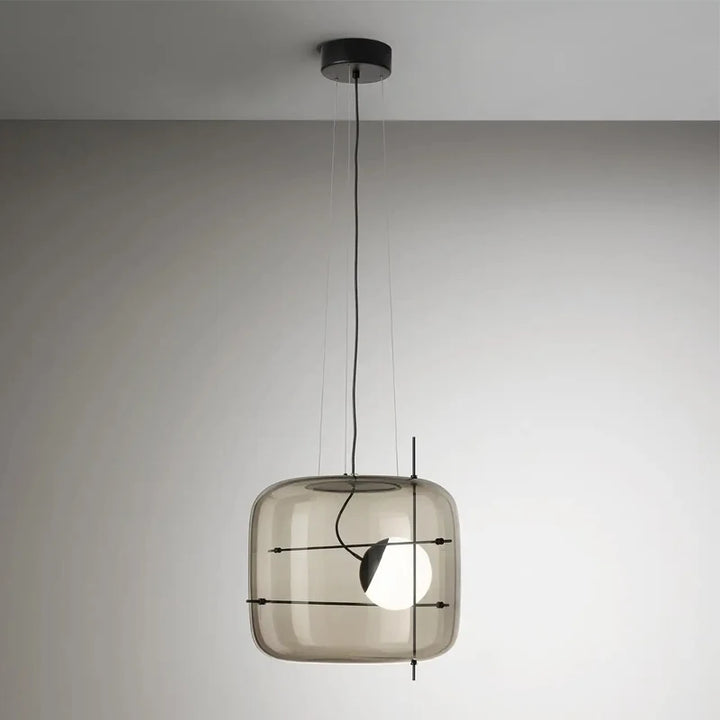 Suspension en verre fumé pour chambre et salon – Silmarise