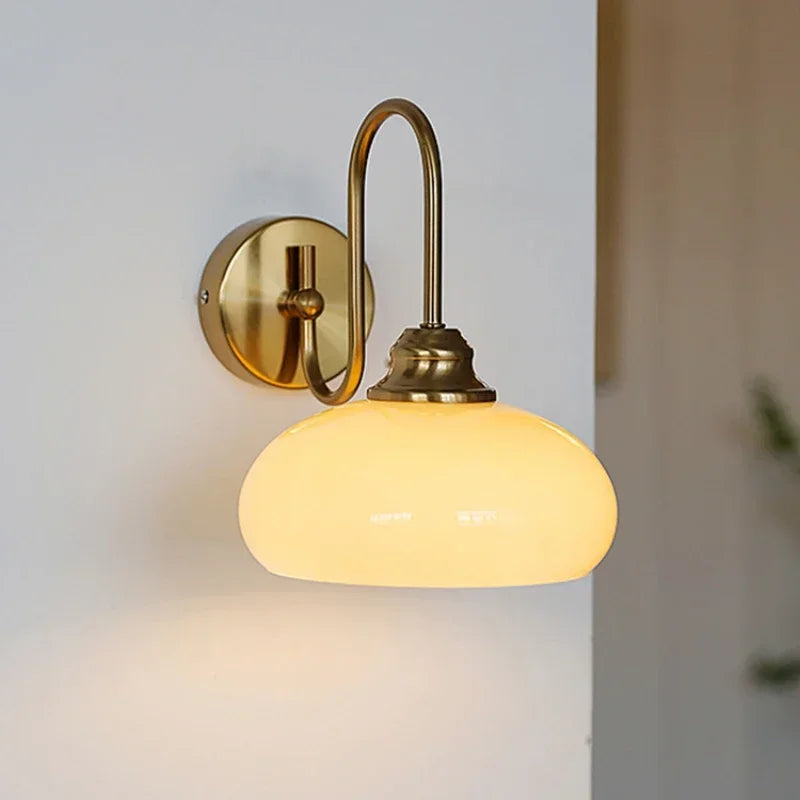 Applique murale minimaliste Eléganza en verre texturé et métal poli - vue 4