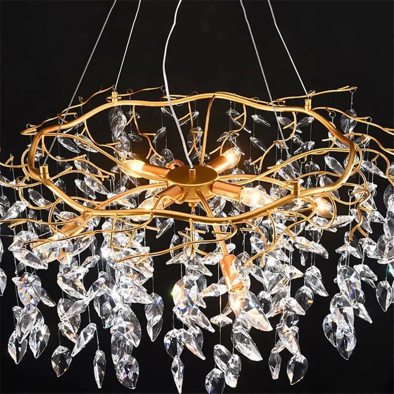 Lustre en Cristal Moderne pour Salon et Hôtels – Zeliora