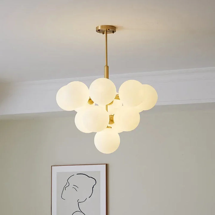Lustre moderne en verre pour salon – Arionelle
