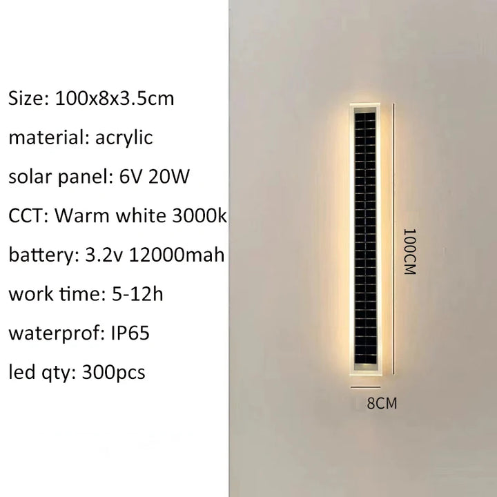Applique murale LED solaire extérieure étanche – Célaris