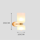 Refined Interior Wall Light in Transparent Glass – Sorella