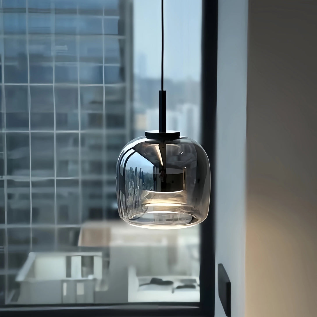 Suspension en verre minimaliste nordique pour salons et chambres – Vetroéclat