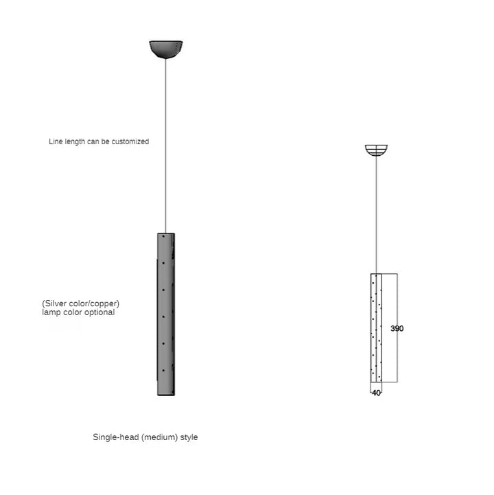 Lustre LED Moderne en Acier Brossé pour Salon – Séraphine