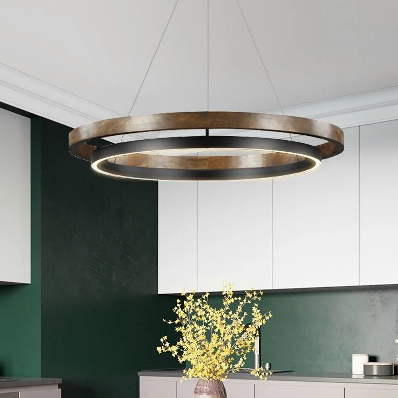 Lustre moderne minimaliste en fer pour salle à manger – Cironde