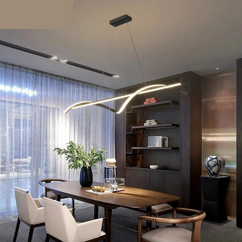 Lustre Contemporain Polyvalent pour Pièces Spacieuses – Vélina