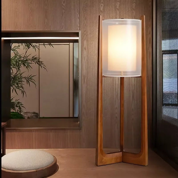 Nordic wooden floor lamp for living room – Armony