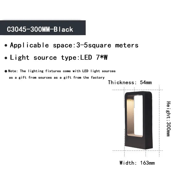 Lampes de jardin LED en aluminium étanche – Alumea