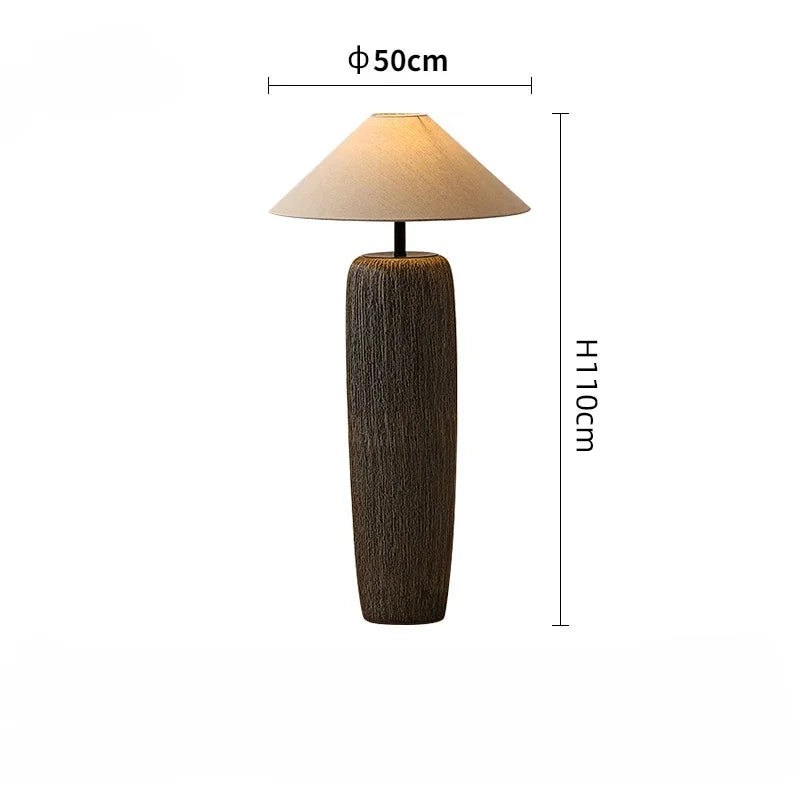 Lampe sur pied céramique style japonais – Artélys