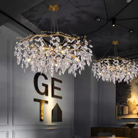 Lustre en Cristal Moderne pour Salon et Hôtels – Zeliora