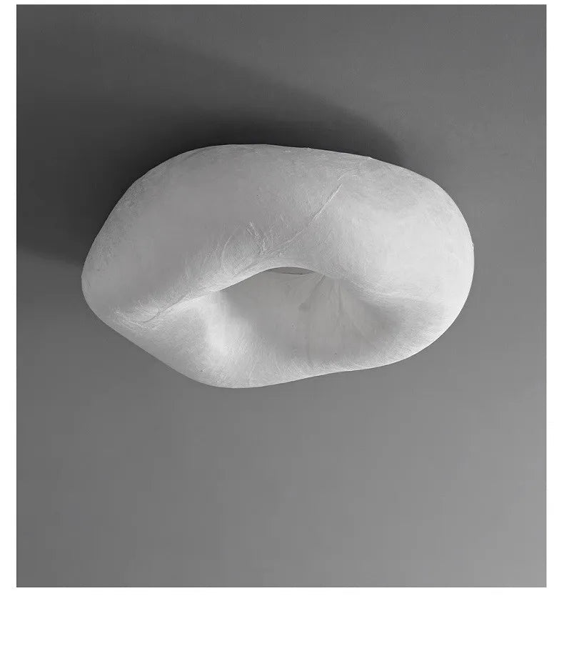 Plafonnier en soie fait main pour chambre et bureau – Zénitha