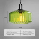 Vintage Style Textured Glass Pendant Light – Tétra