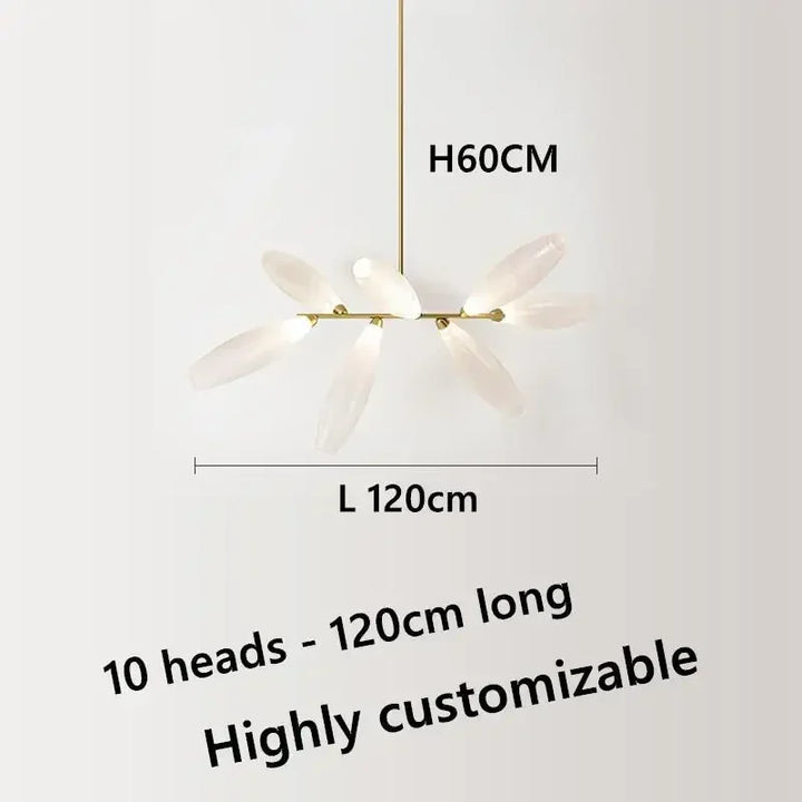 Suspension LED en verre design nordique pour salle à manger – Estelara