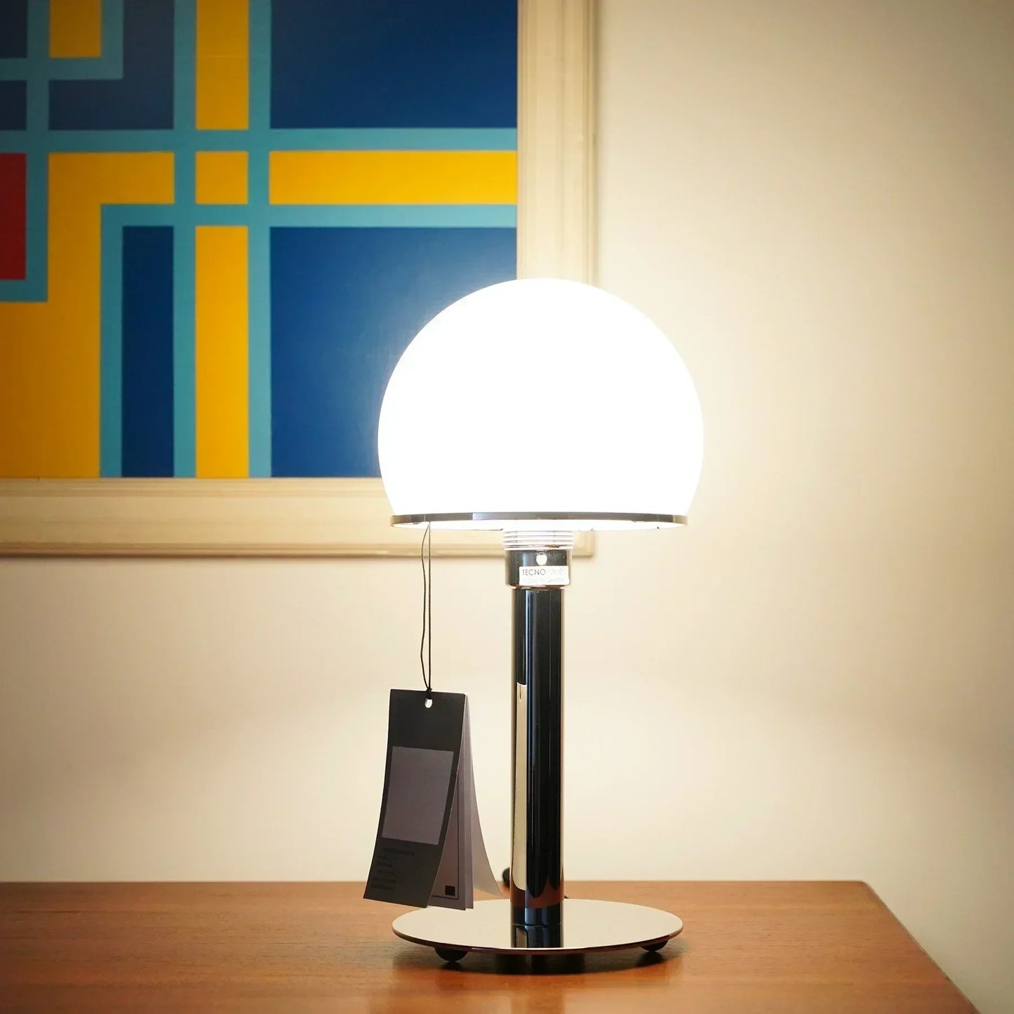 Design bureaulamp in Noordse stijl met glas en metaal – Orinox