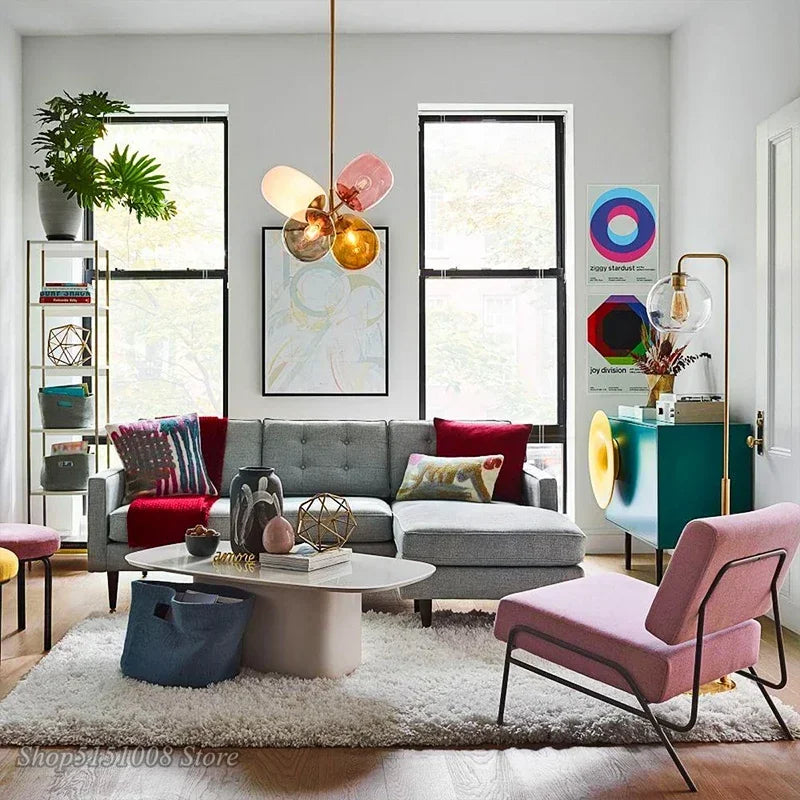 Suspension Design Aérien Multicolore Style Contemporain – Nimbus