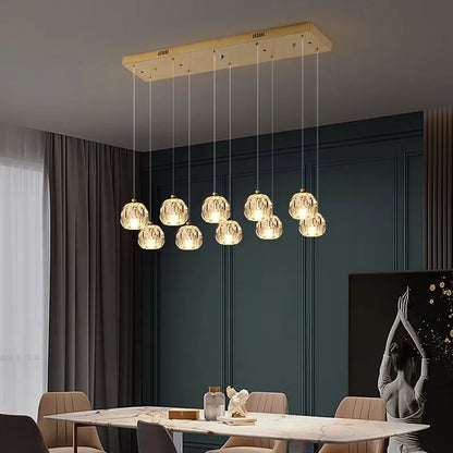 Moderne Kristallen Hanglamp voor Woonkamer – Crystalline