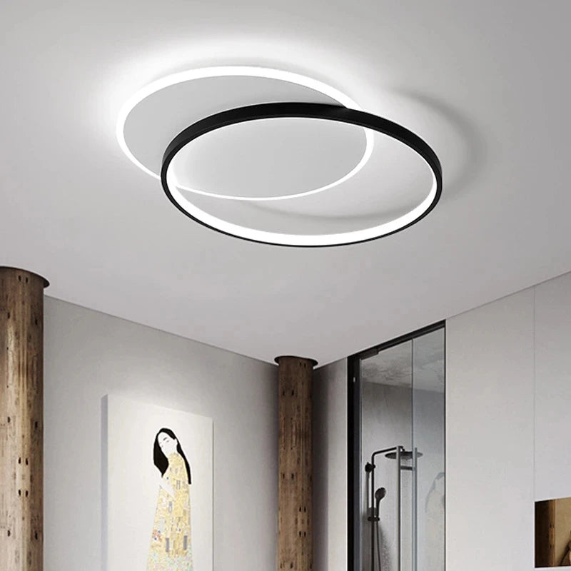 Plafonnier LED Dimmable Design Givré Moderne – Ulya