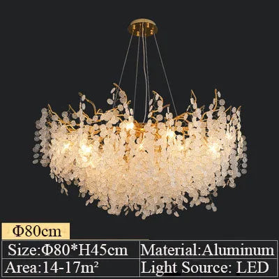 Lustre Cristal Moderne pour Salle à Manger – Crystalline